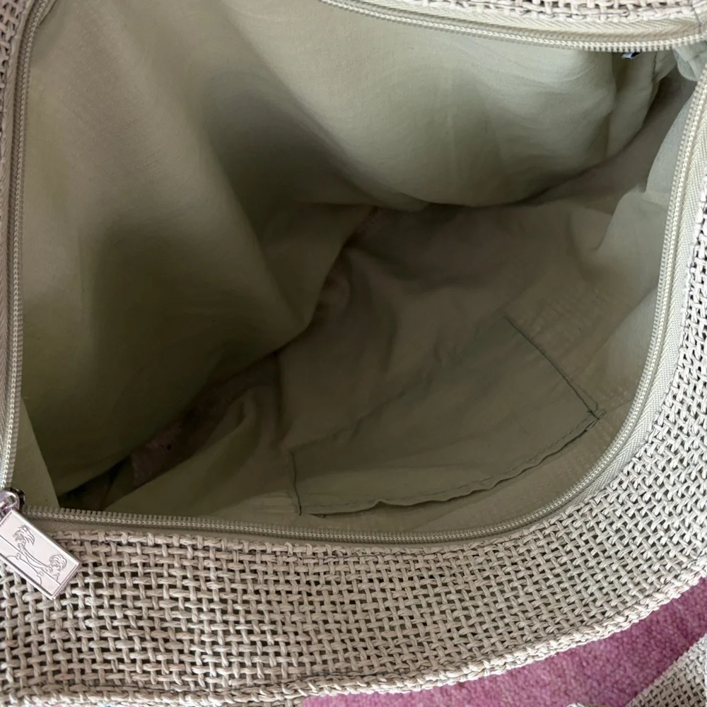Sun n Sand light green large beach summer bag